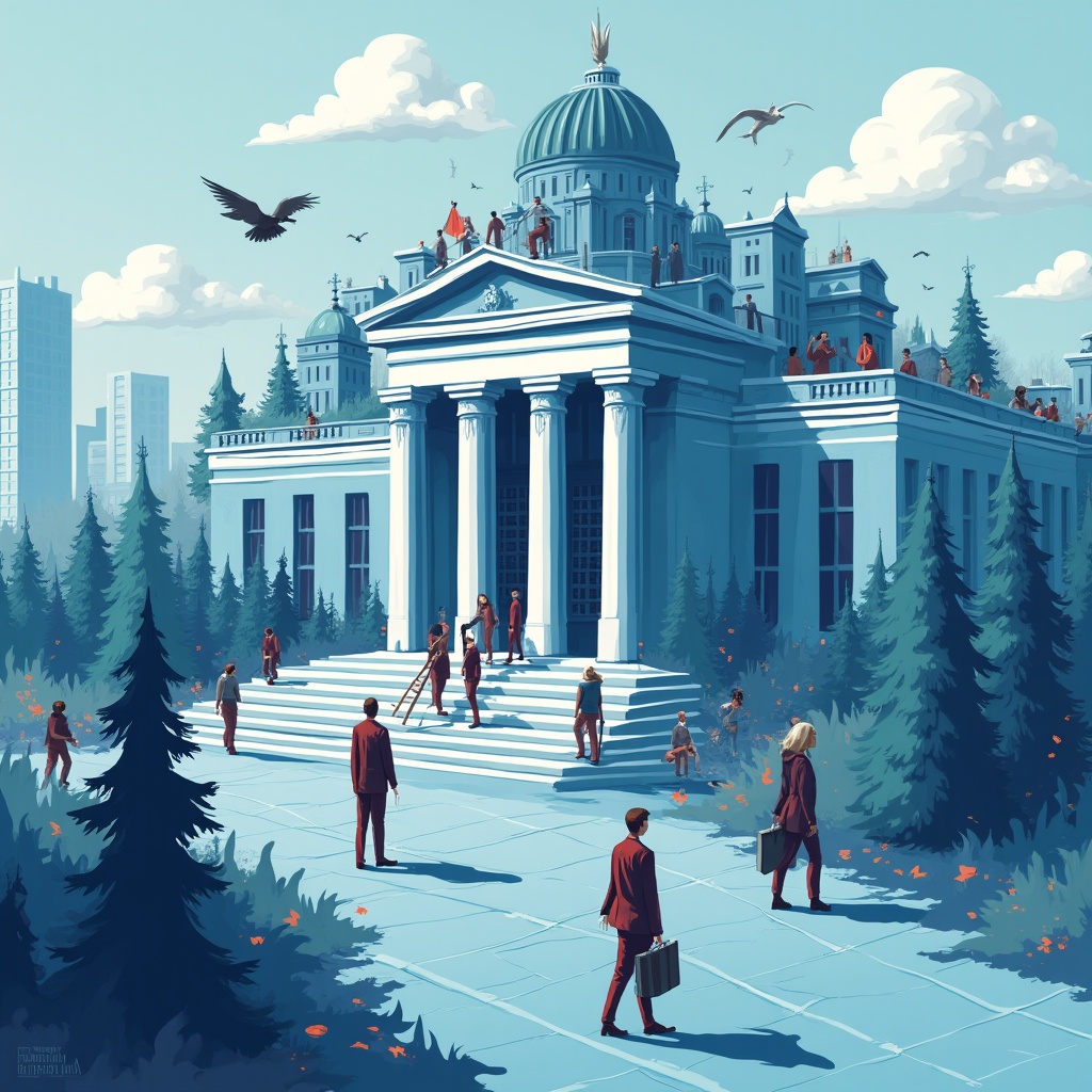 Russian Stock Market Closes with Minimal Changes Amid Economic Concerns